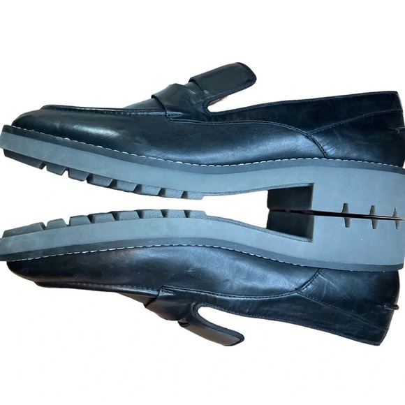 Sarto by Franco Sarto Tivoli Loafer Black Foulard Leather  Sz: 10 - Picture 12 of 14